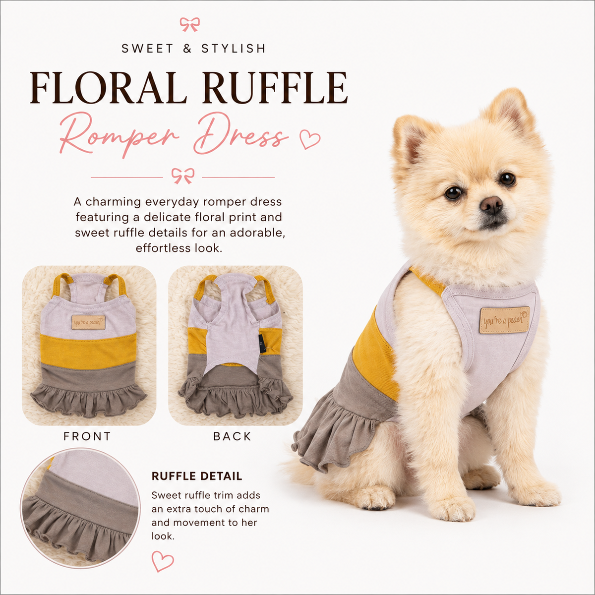Floral Ruffle Ramper Dress
