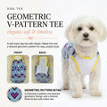 Geometric V-Pattern Tee Elegant Soft And Timeless