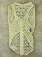 Lemon Lace Crochet Polo