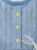 Powder Blue Bow Dress Soft And Graceful