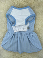 Powder Blue Bow Dress Soft And Graceful