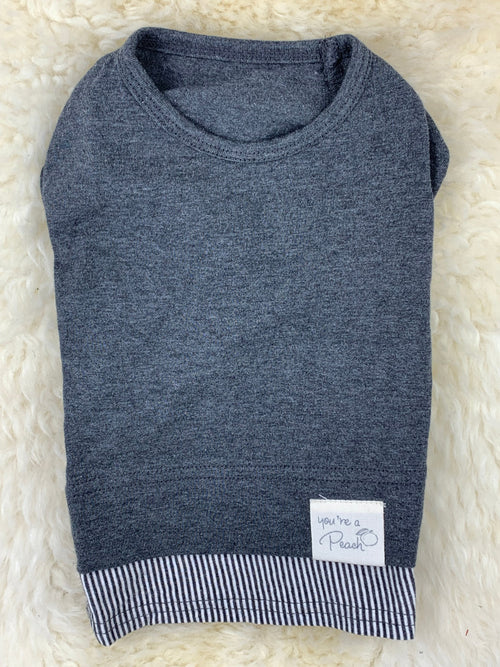 Peach Tee Grey Tee Elegant Soft And Timeless