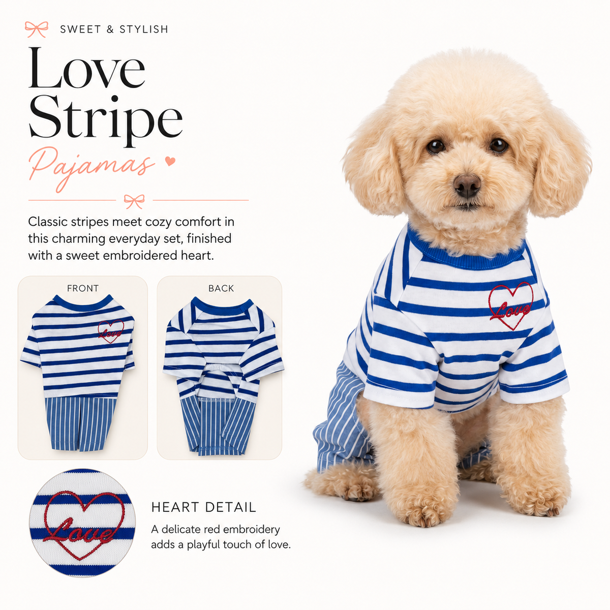 Love Stripe Pajamas