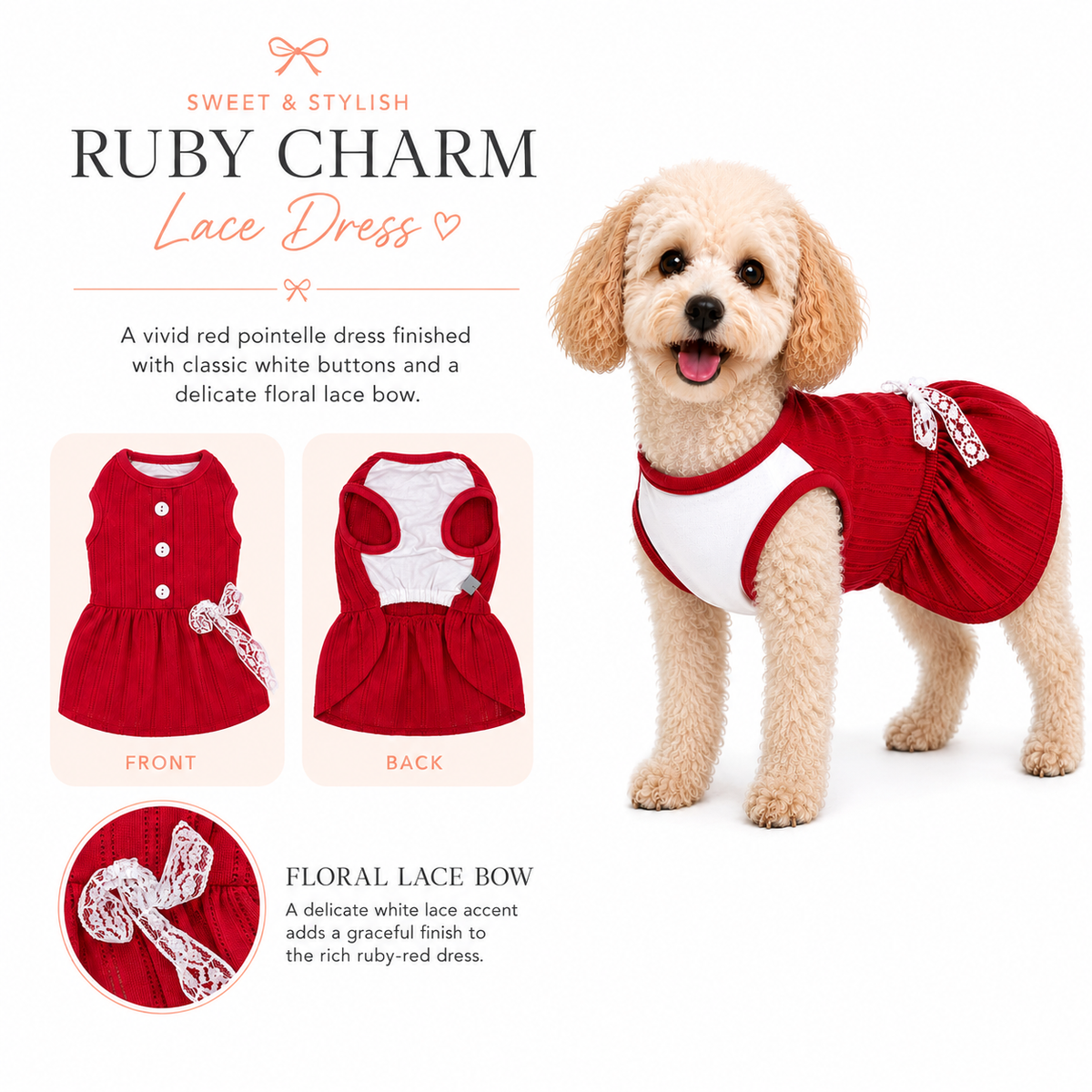 RUBY CHARM LACE DRESS
