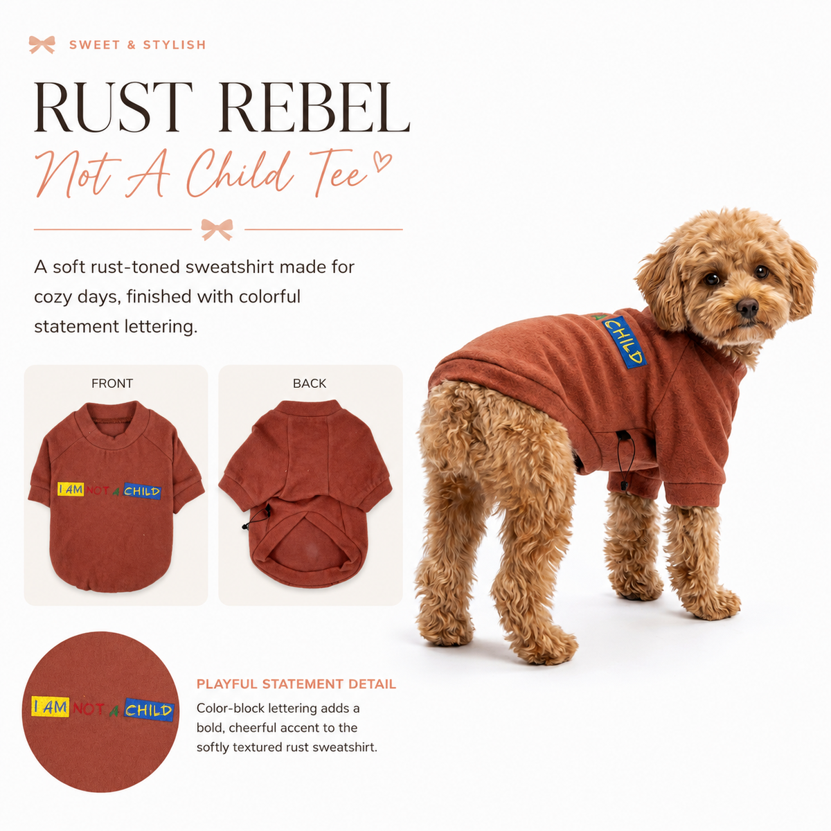 Rust Rebel Not A Child Tee
