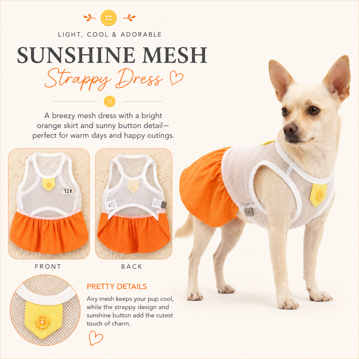Sunshine Mesh Strappy Dress