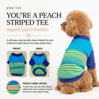 You'Re A Peach Striped Tee Elegant Soft And Timeless